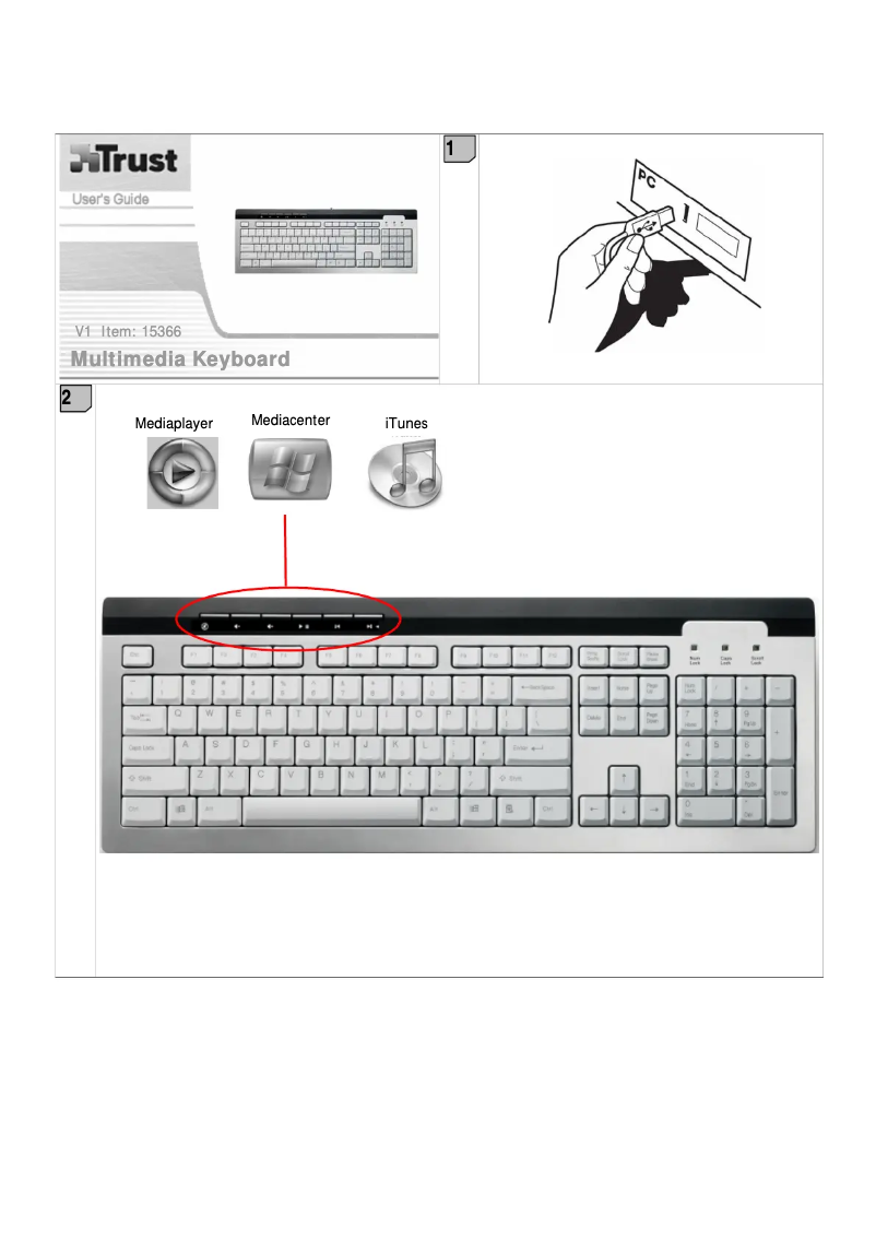 First page image of the manual for KB-1450