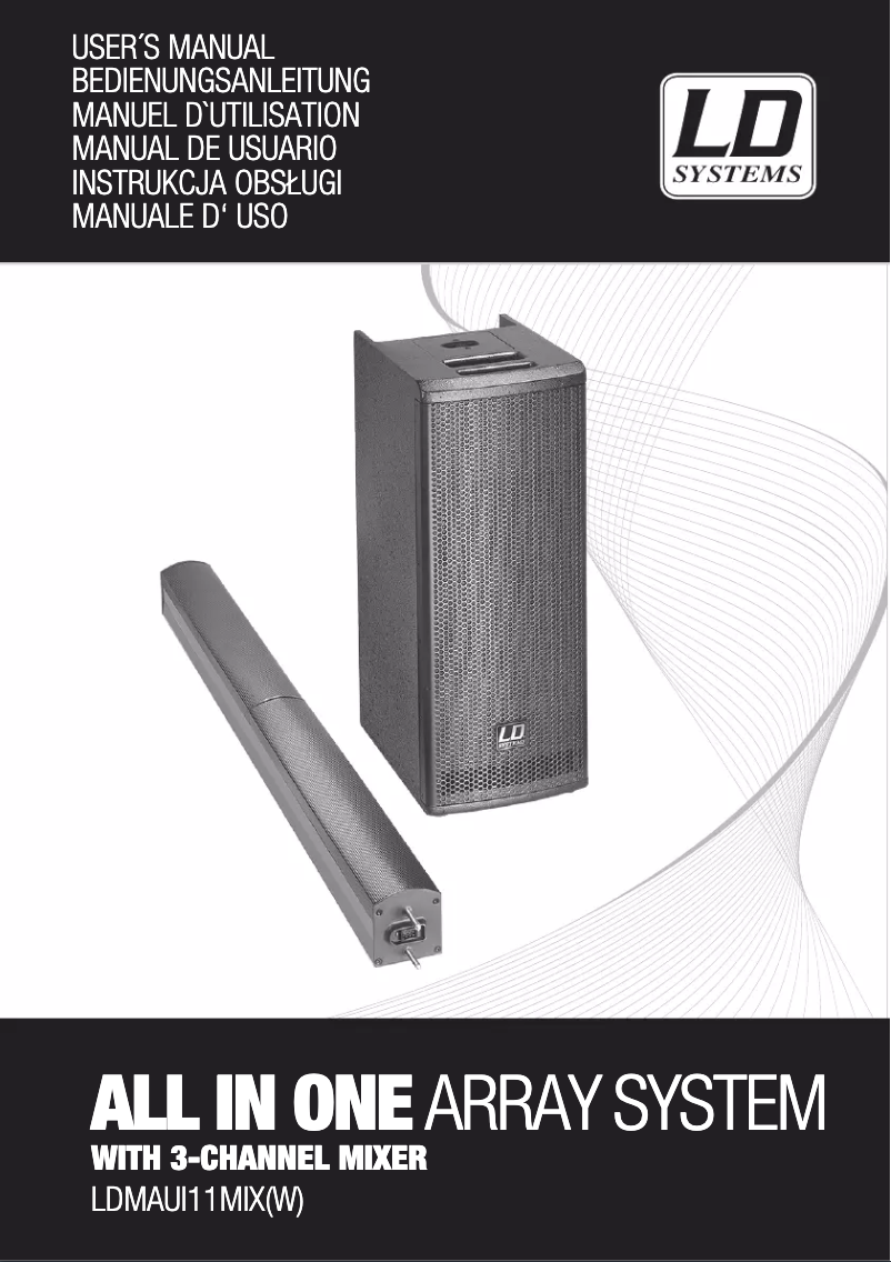 Page 1 of the manual User Manual LD Systems MAUI 11 MIX
