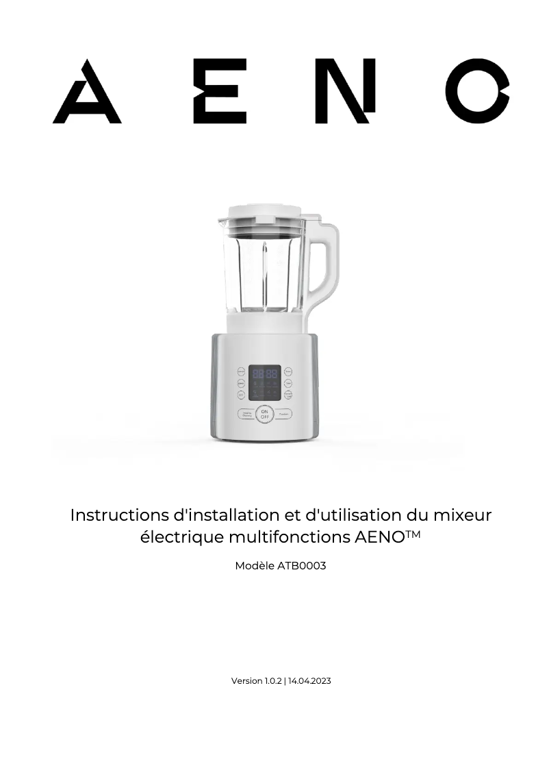 First page image of the manual for TB3