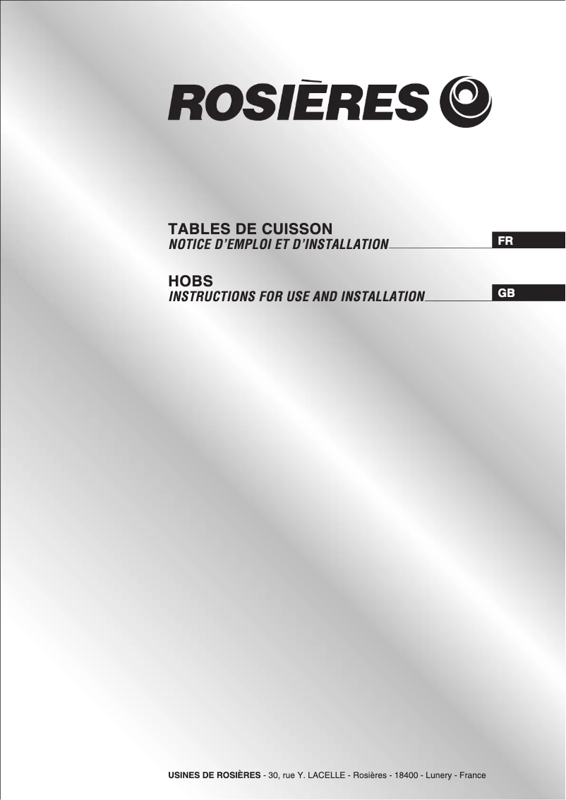 First page image of the manual for RTV 640 CB