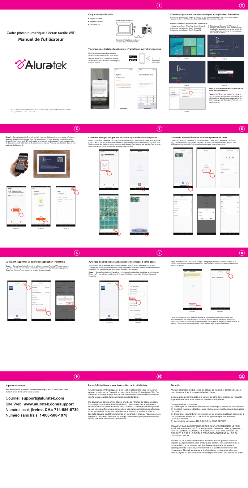 First page image of the manual for AWS217F