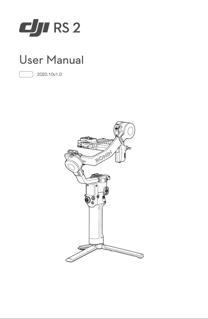 First page image of the manual for Ronin RS 2