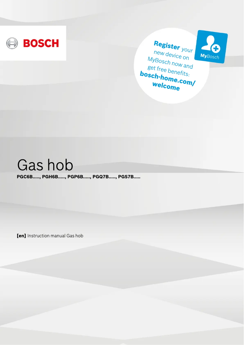 First page image of the manual for PGP6B6B60