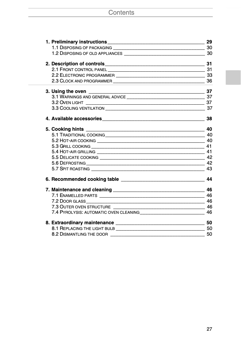First page image of the manual for SE 1065MF B X