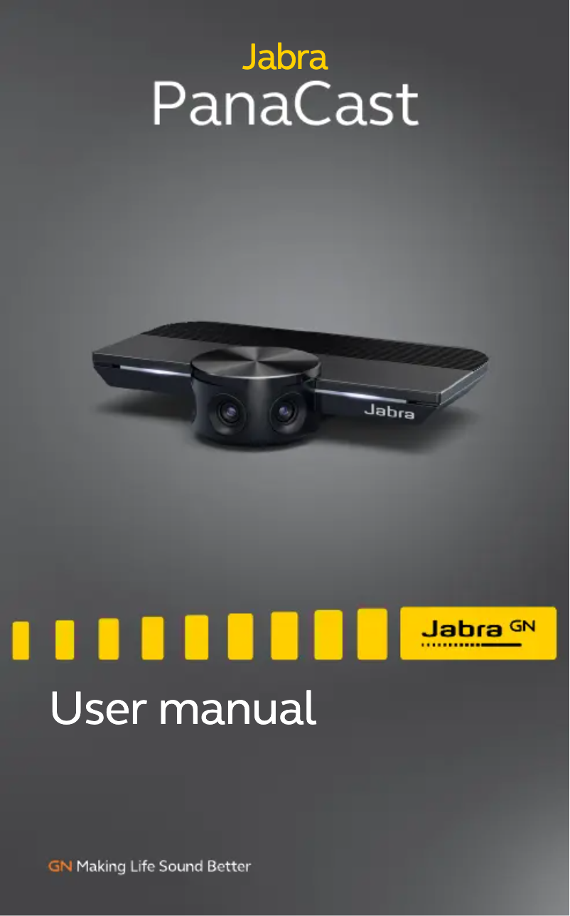 First page image of the manual for PanaCast USB Hub