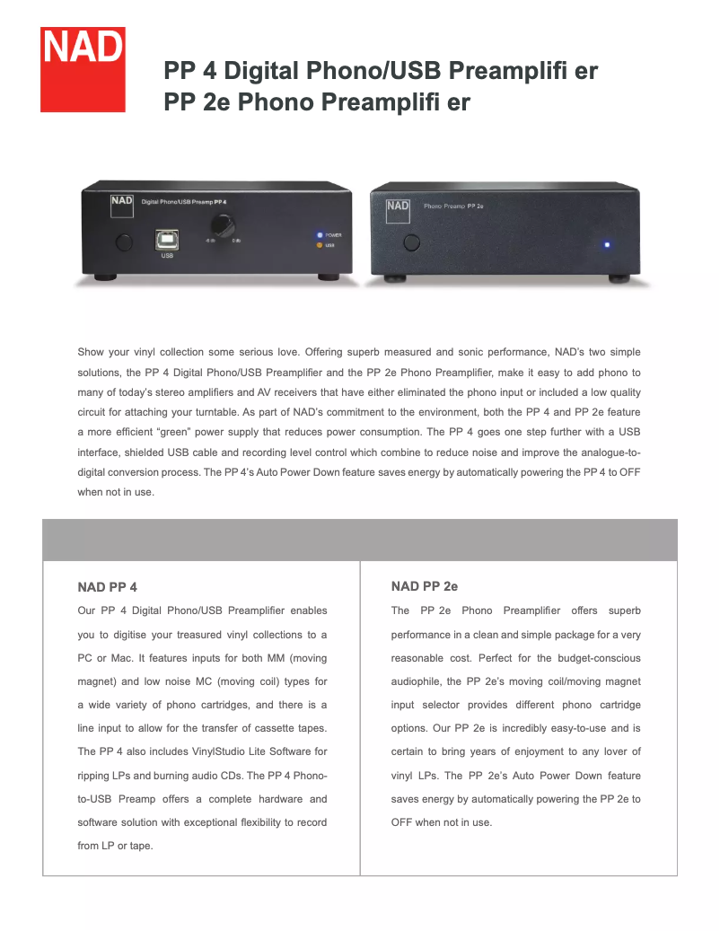 First page image of the manual for PP-2E