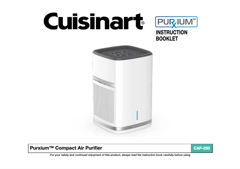 First page image of the manual for CAP-250