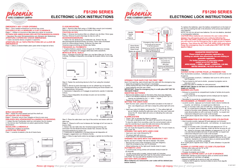Page 1 of the manual User Manual Phoenix FS1923E