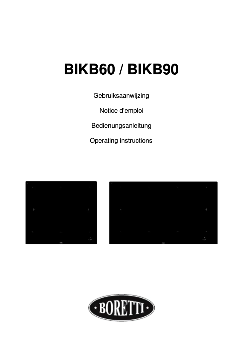 First page image of the manual for BIKB90