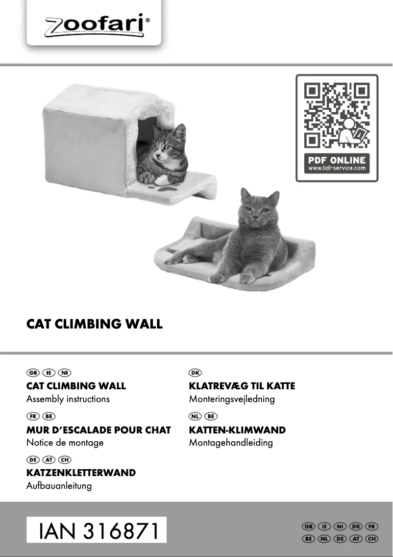 First page image of the manual for IAN 316871