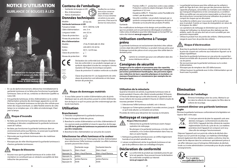 Page 1 of the manual User Manual LightZone GT-CLC-04