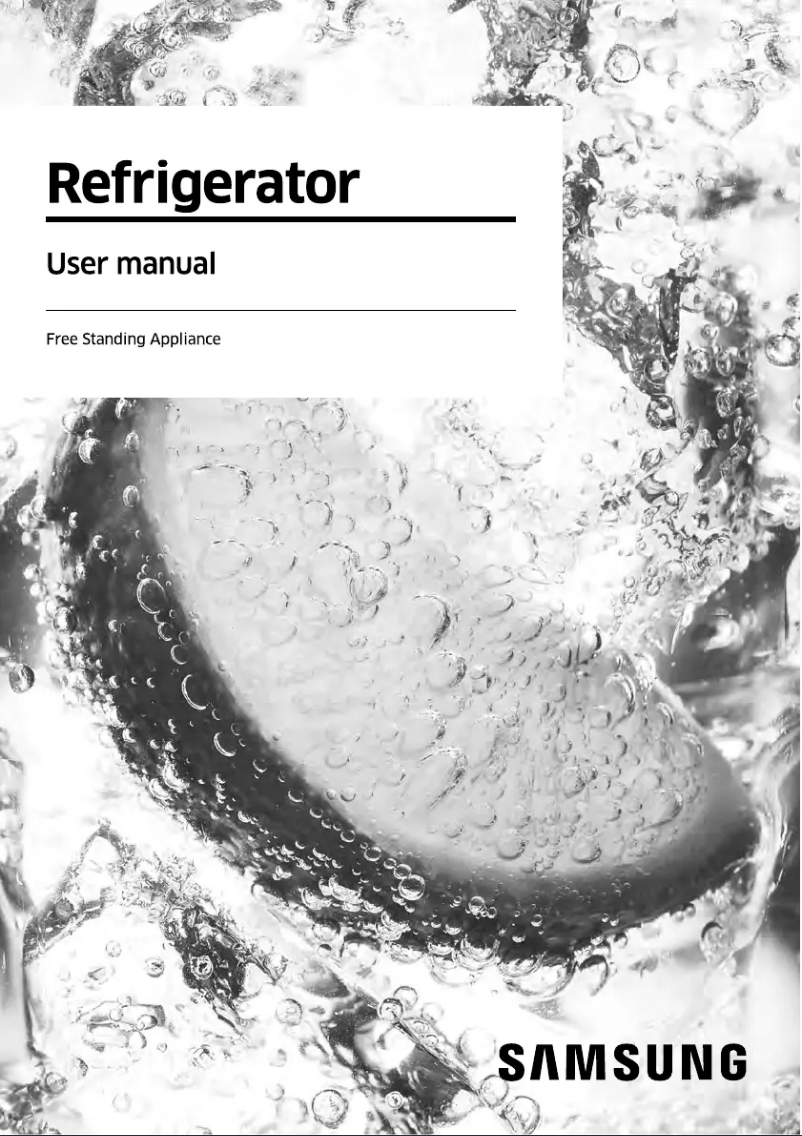 Page 1 of the manual User Manual Samsung RT25T3051S8