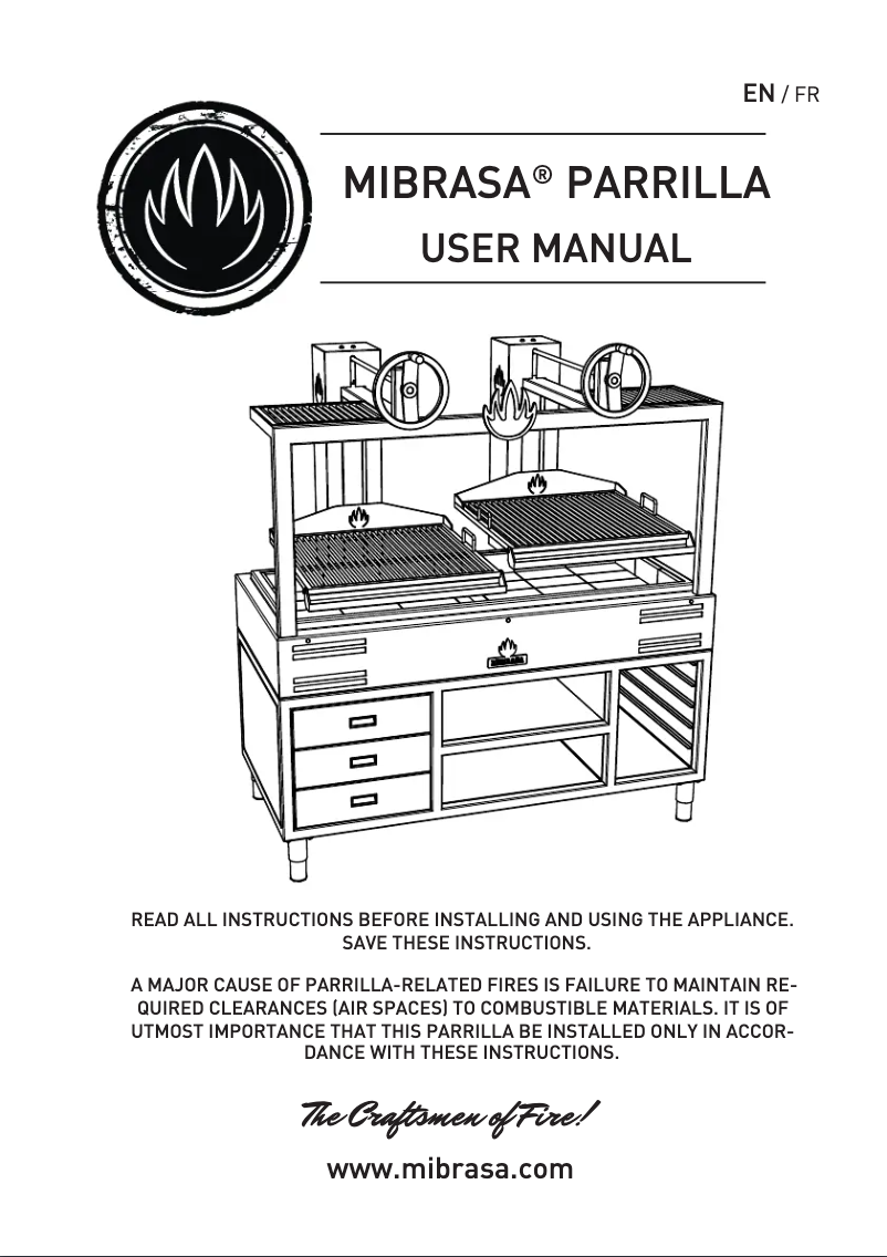 Page 1 of the manual User Manual Mibrasa GMB 100