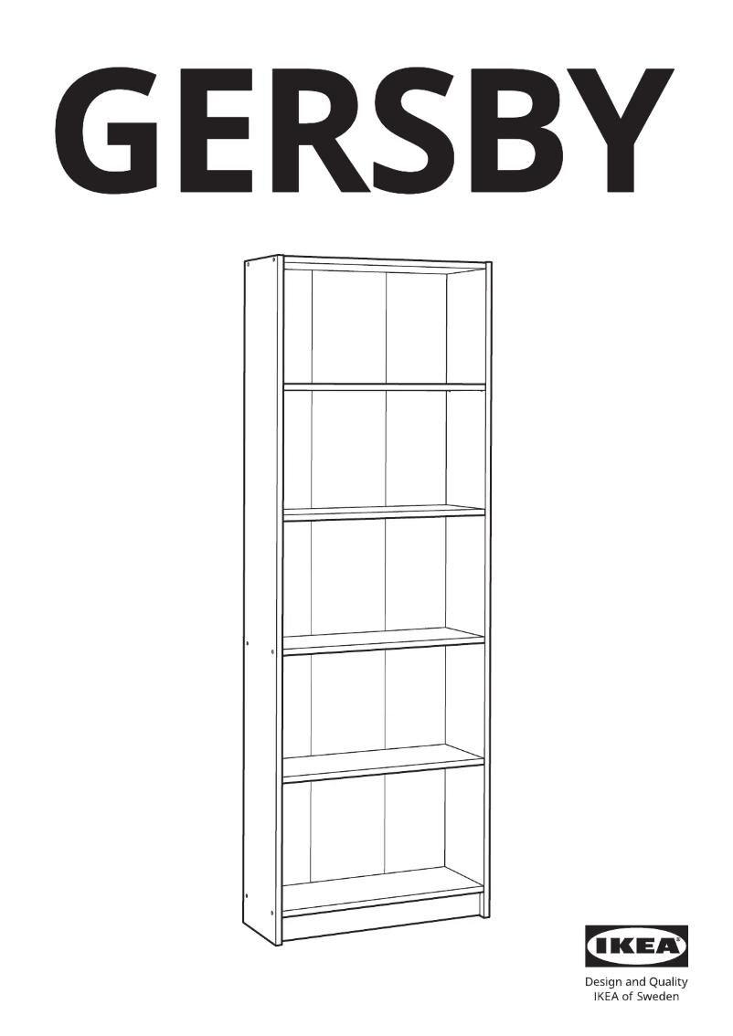 Page 1 of the manual User Manual Ikea GERSBY 603.607.30