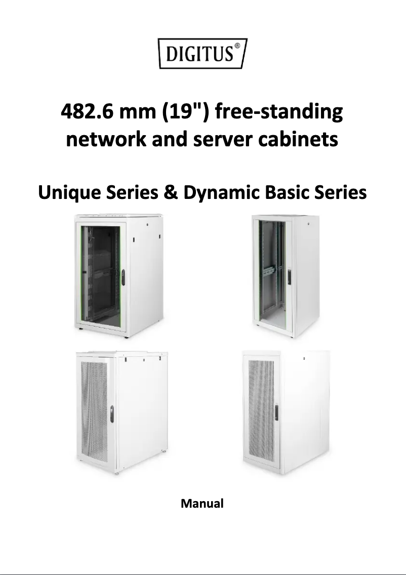 Page 1 of the manual User Manual Digitus DN-19 SRV-36U-B-G