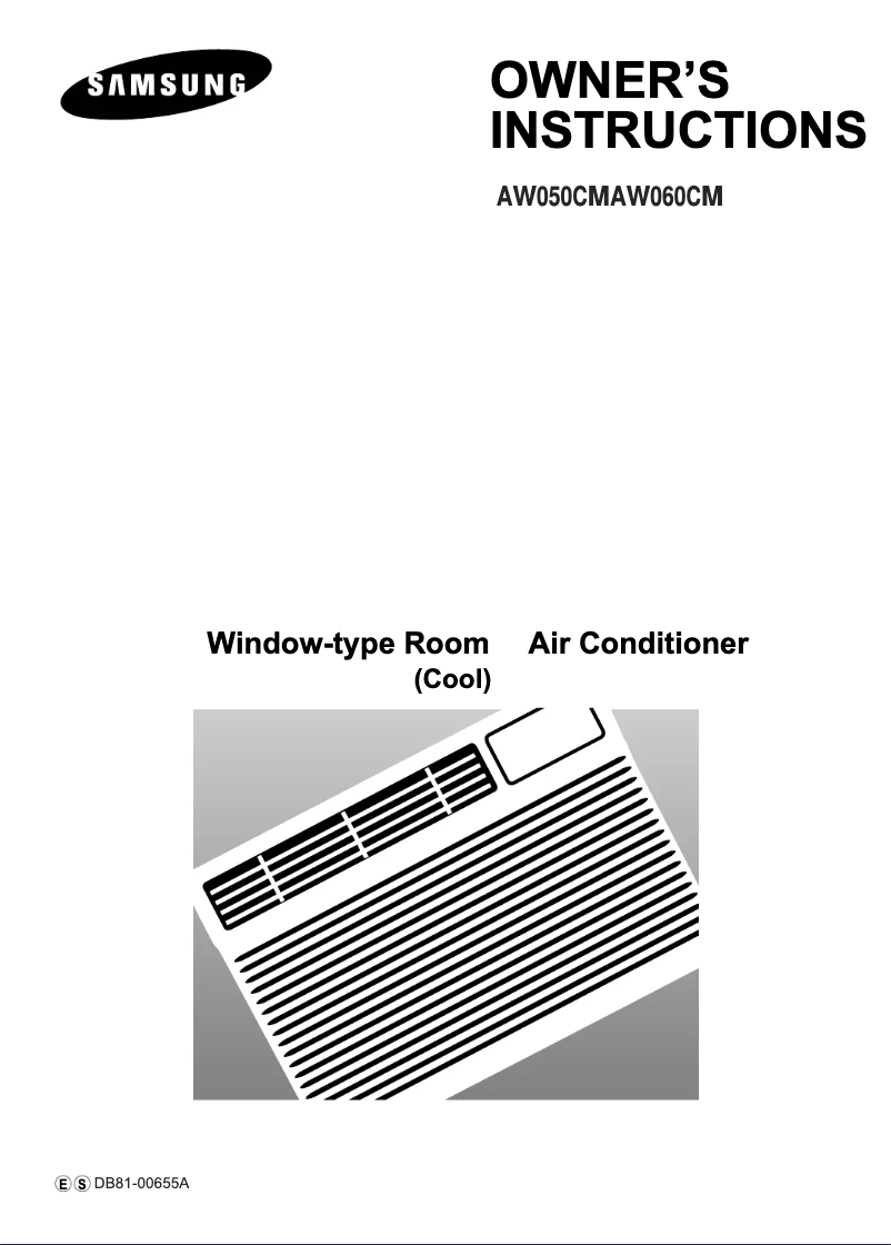 First page image of the manual for AW050CM/XAA