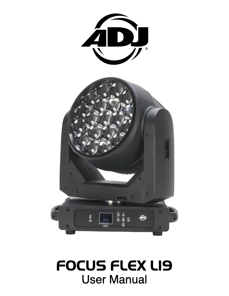 First page image of the manual for Focus Flex L19