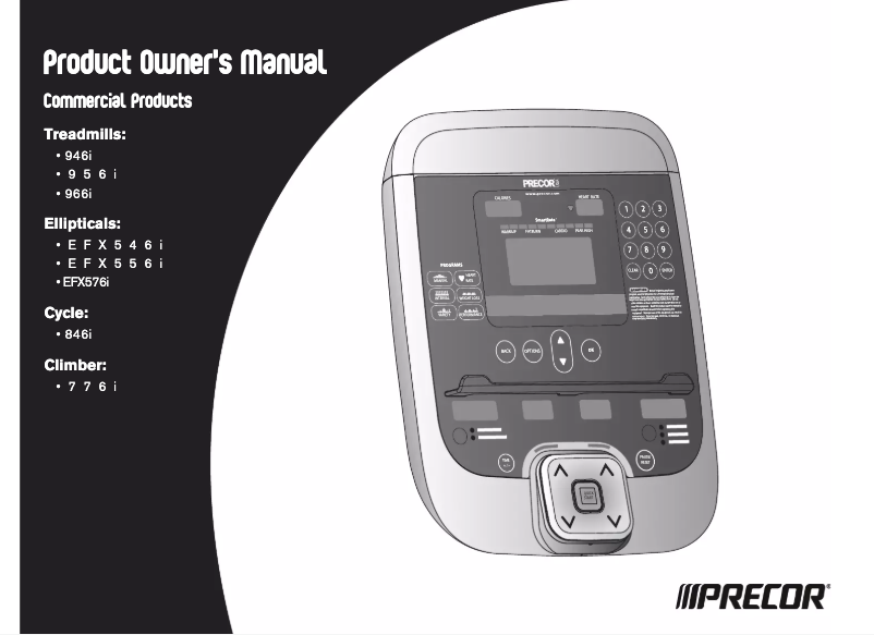 First page image of the manual for 956i