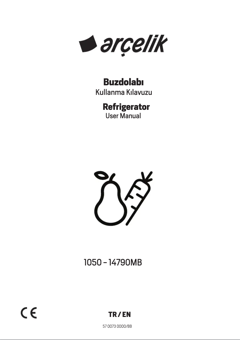 Page 1 of the manual User Manual Arçelik 14790 MB