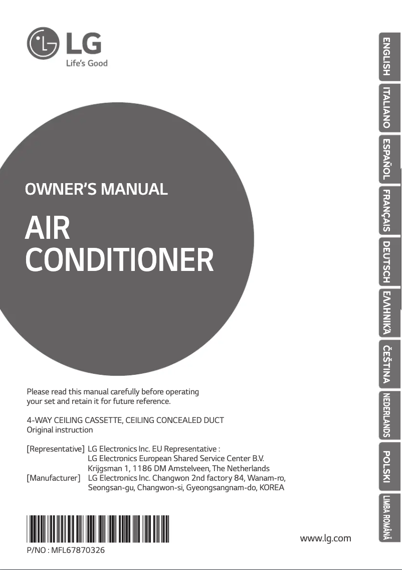 First page image of the manual for UB85