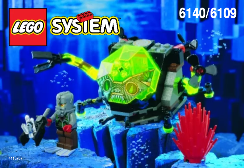 Page 1 of the manual User Manual Lego Aquazone 6109