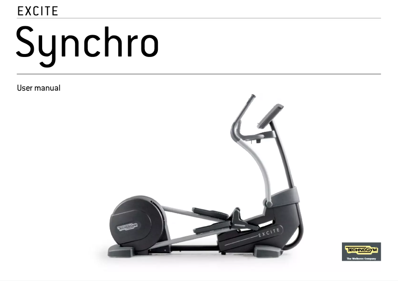 First page image of the manual for Excite Synchro