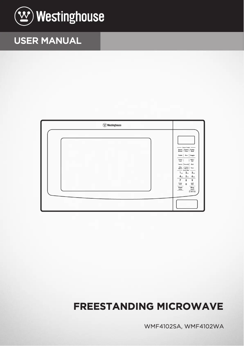 Page 1 de la notice Manuel utilisateur Westinghouse WMF4102SA