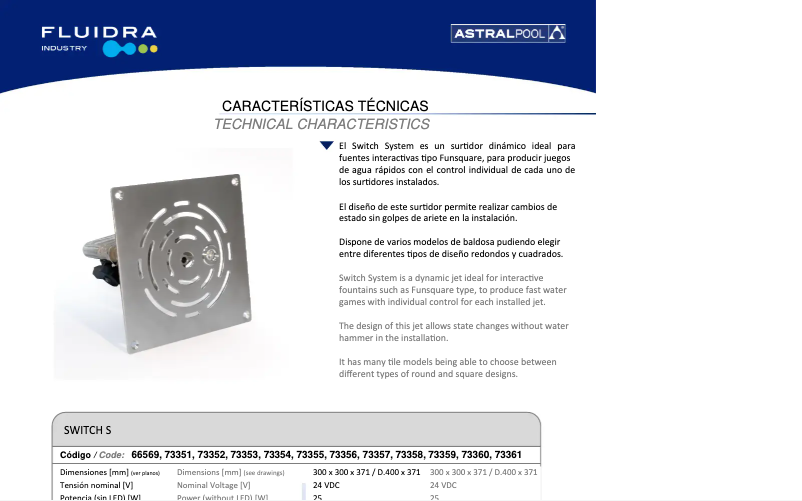 First page image of the manual for Niche Switch