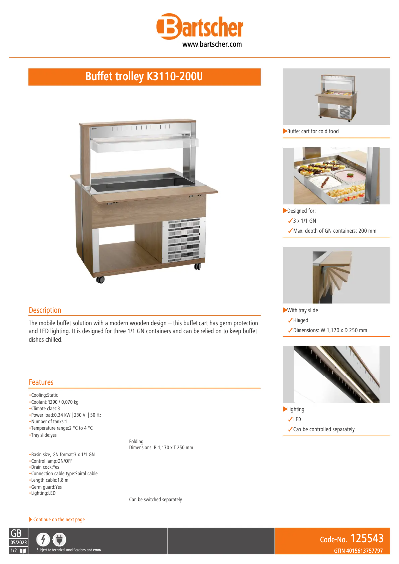 First page image of the manual for K3110-200U