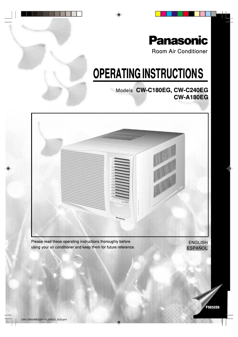 First page image of the manual for CW-C240EG