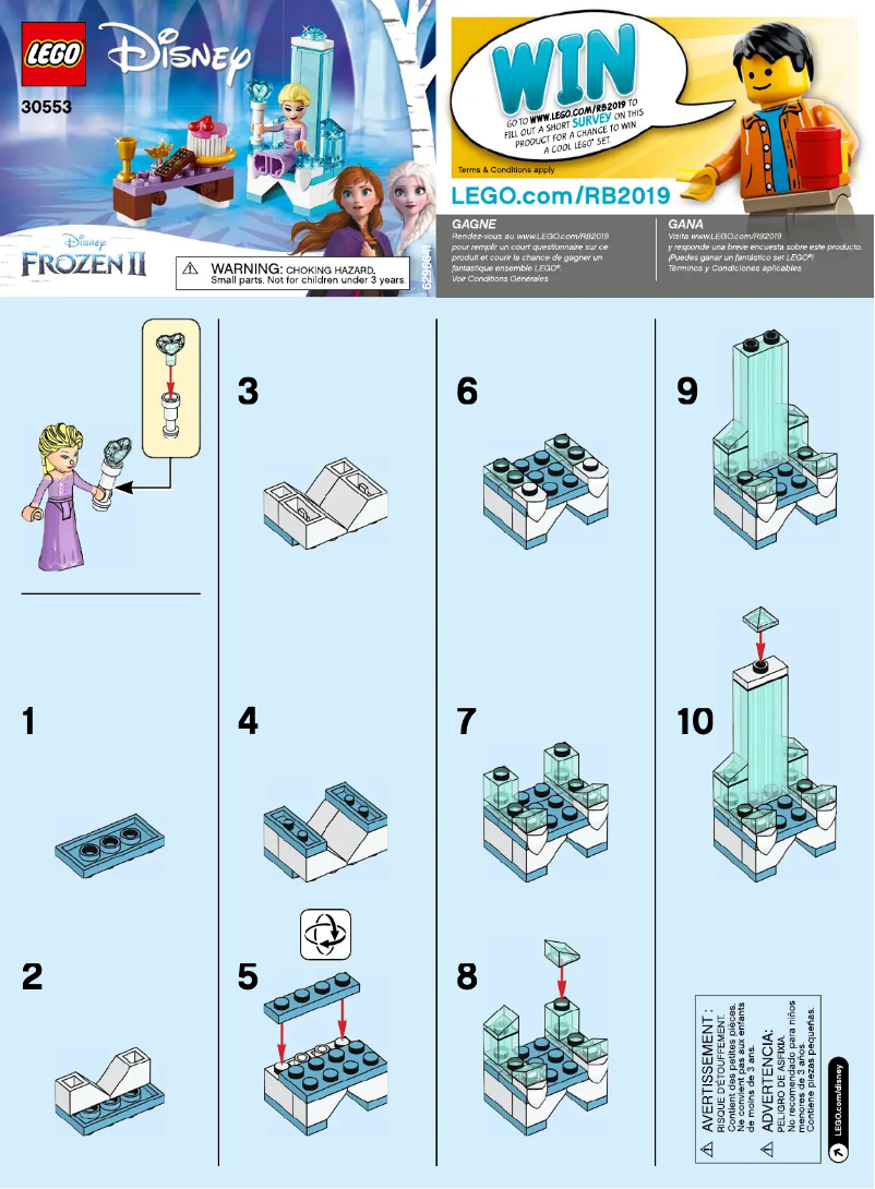 Page 1 of the manual User Manual Lego Disney 30553