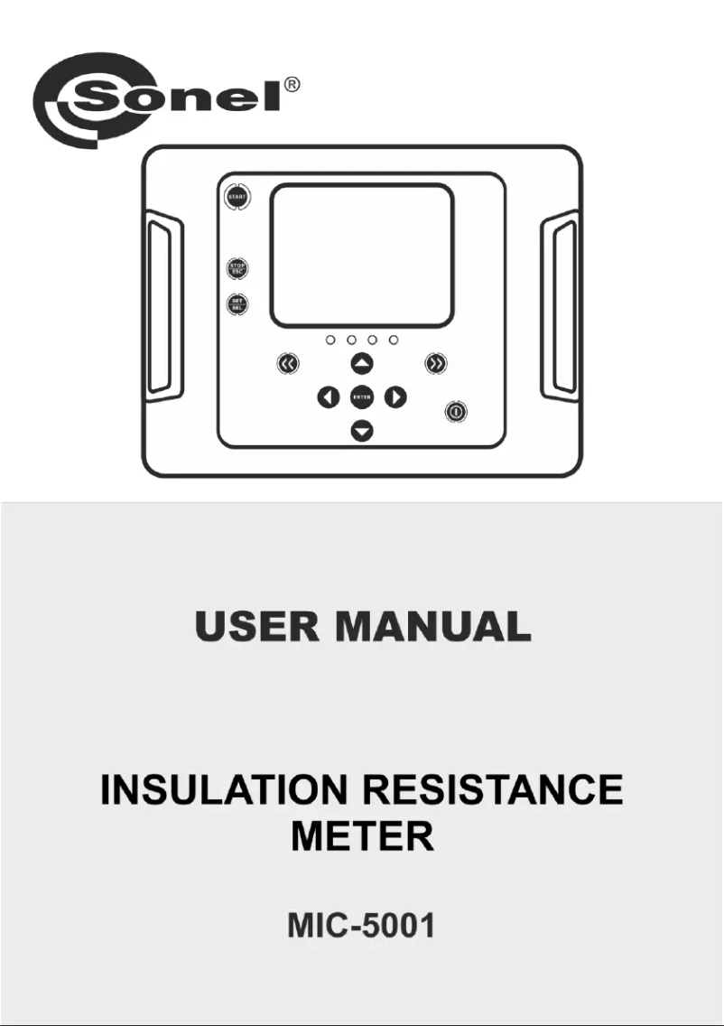 First page image of the manual for MIC-5001