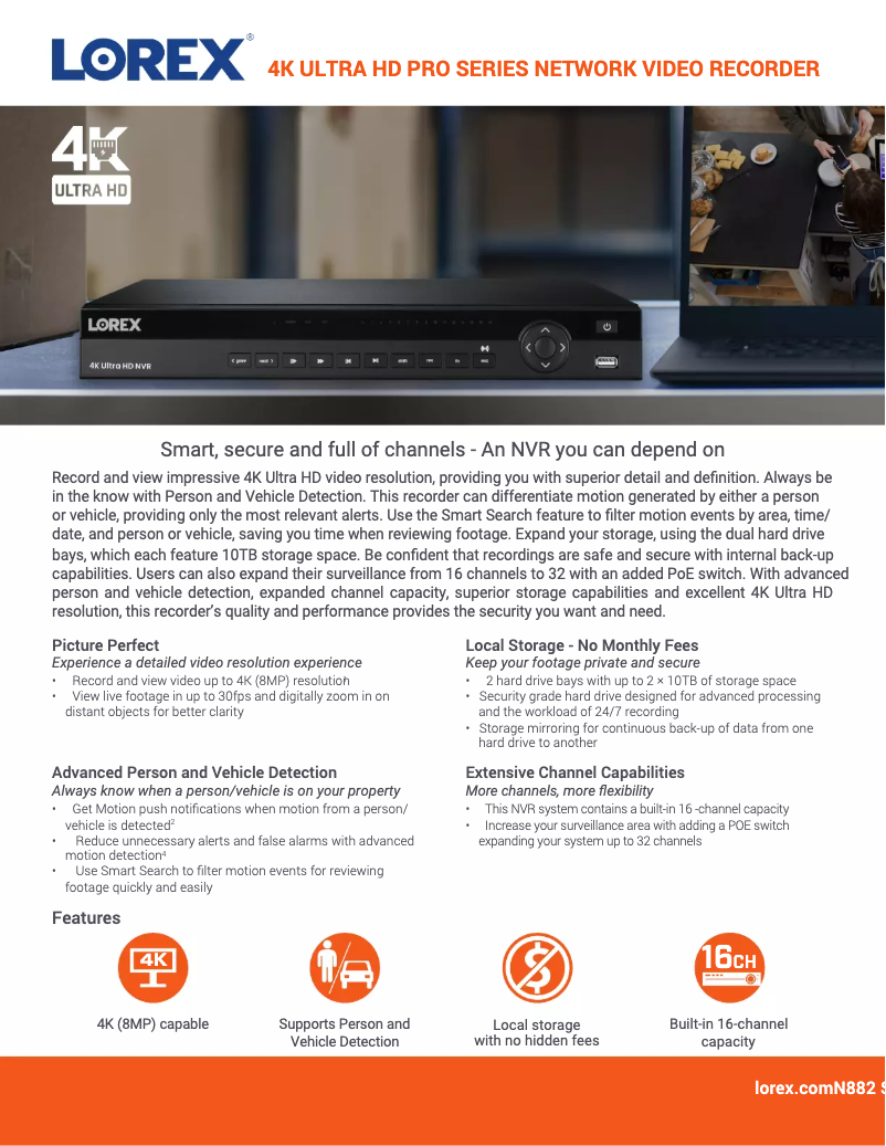 First page image of the manual for N882A64B