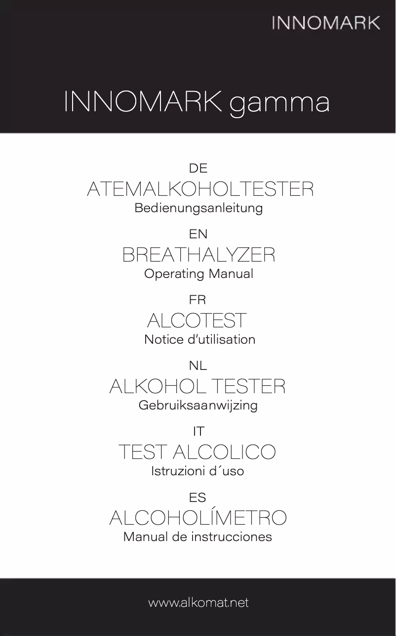 First page image of the manual for Innomark Gamma