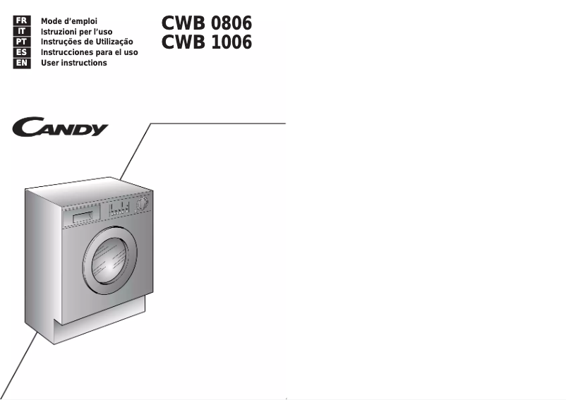 First page image of the manual for CWB 0806-01S