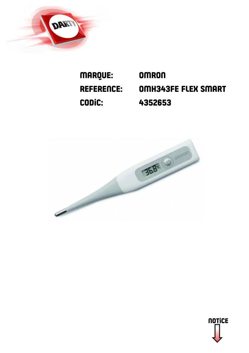 First page image of the manual for Flex Temp Smart