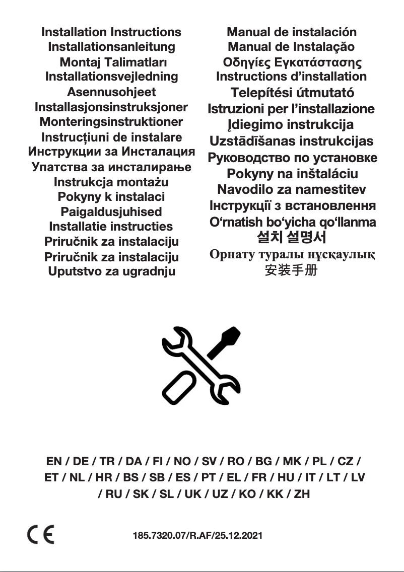 First page image of the manual for ADE 604 B
