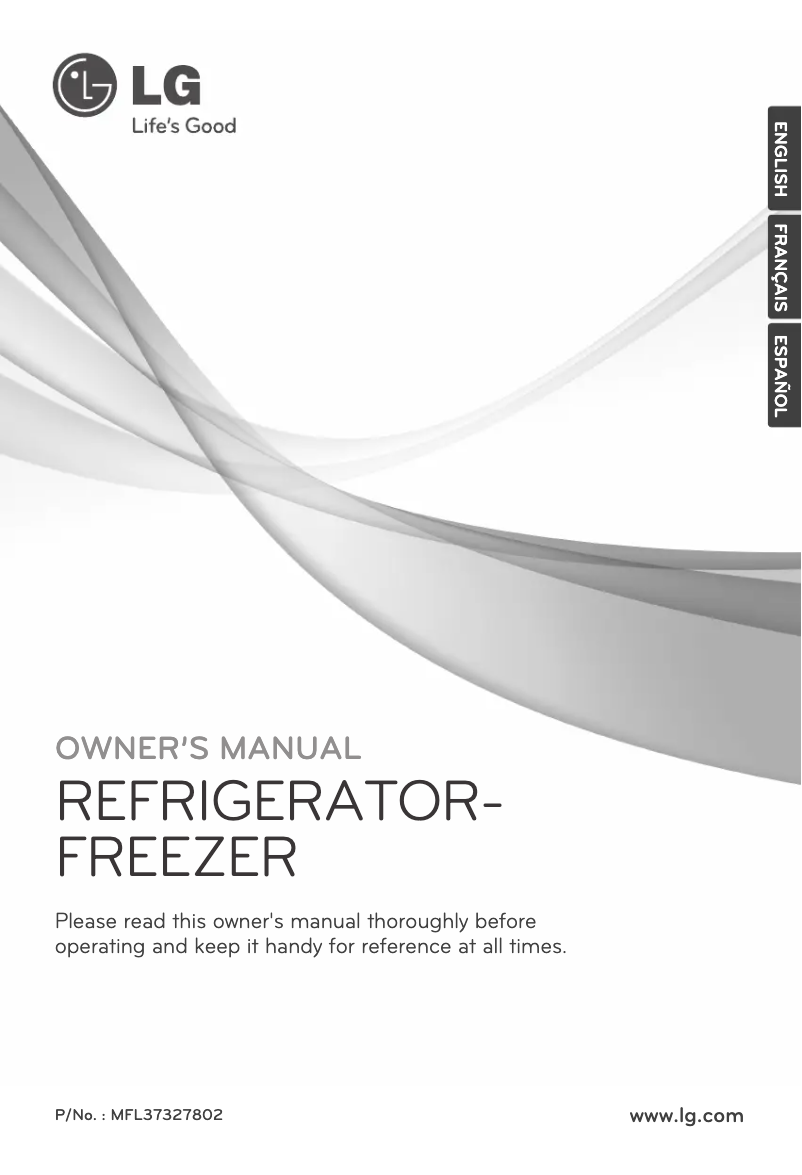Page 1 of the manual User Manual LG GR-M712YVQ