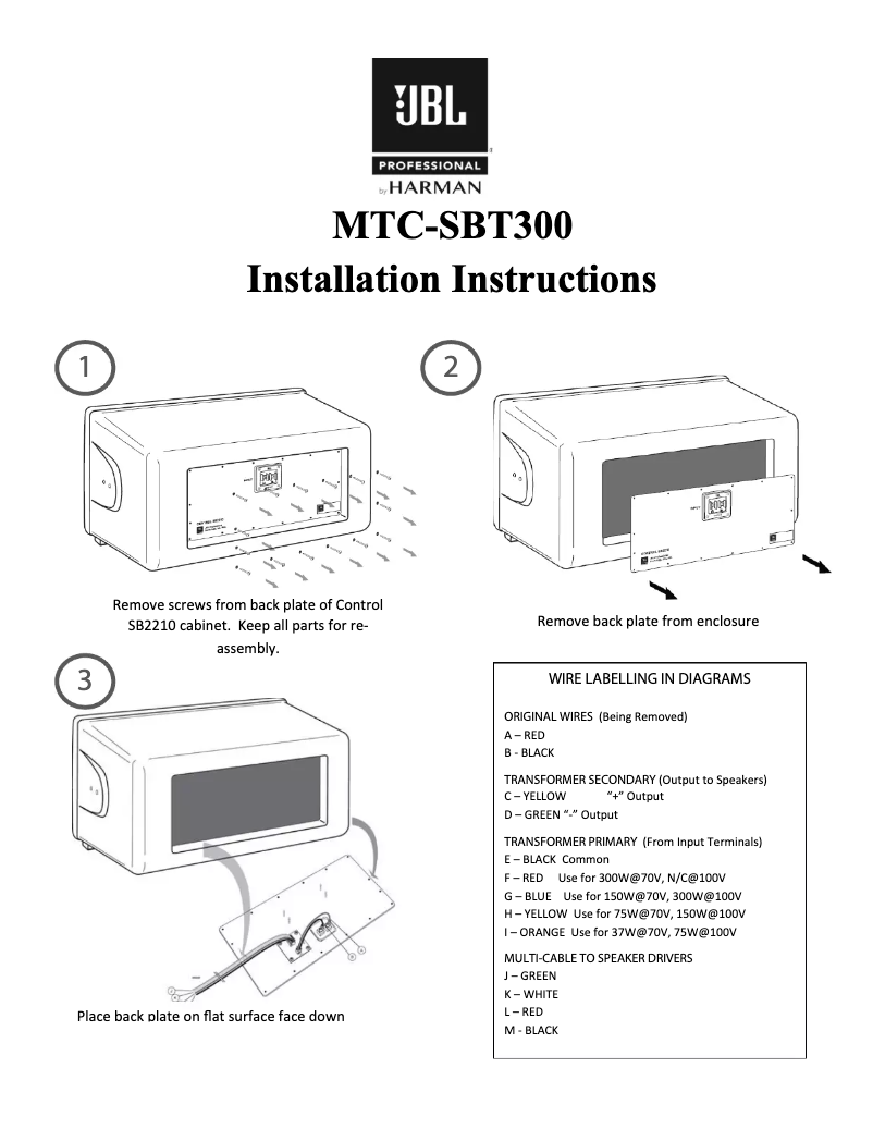 First page image of the manual for Control SB2210