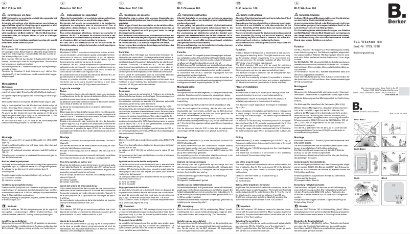 Page 1 of the manual User Manual Berker 17830002