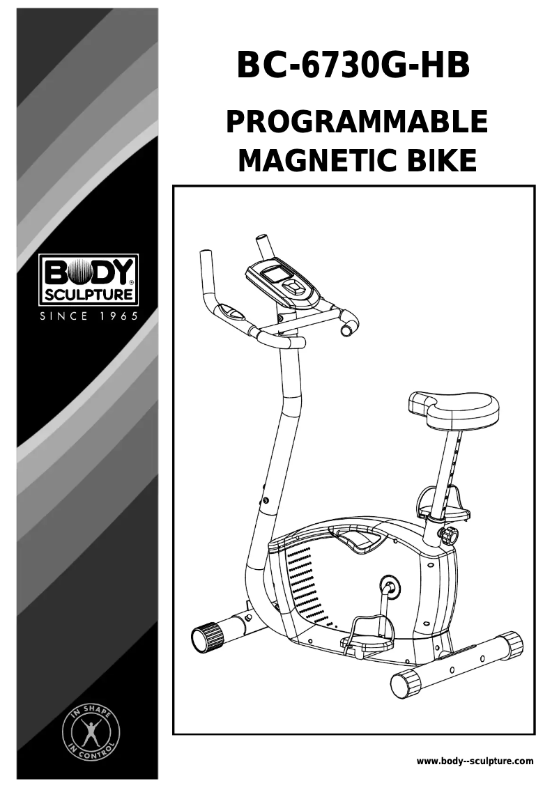 Page 1 of the manual User Manual Body Sculpture BC-6730G-HB
