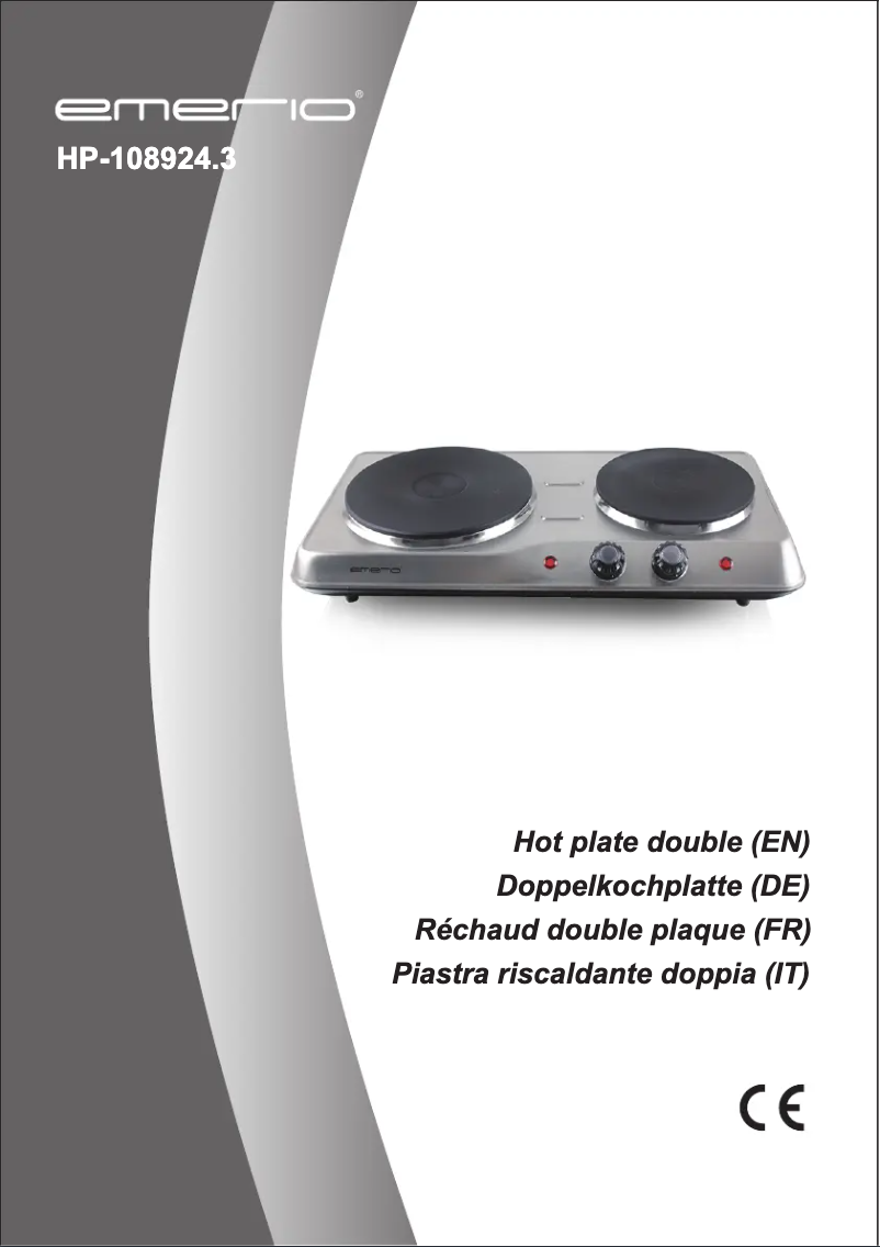 Page 1 of the manual User Manual Emerio HP-108924.3