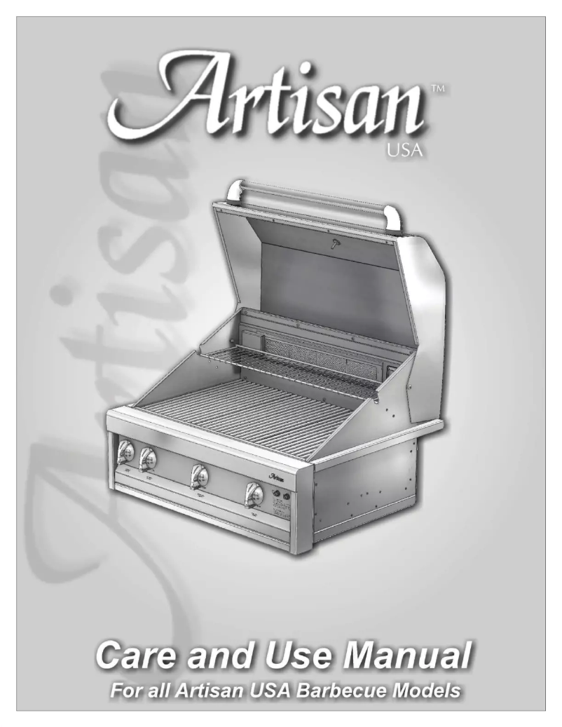 Page 1 of the manual User Manual Artisan ARTP36NG