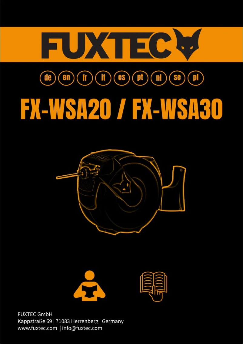 First page image of the manual for FX-WSA20