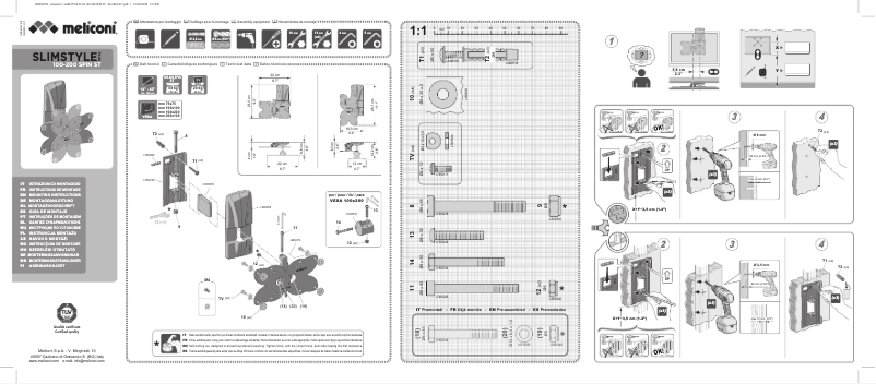 First page image of the manual for Slimstyle Plus 100-200 SPIN ST