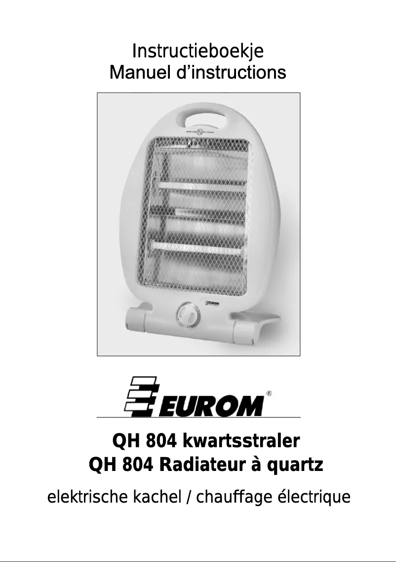 First page image of the manual for QH804