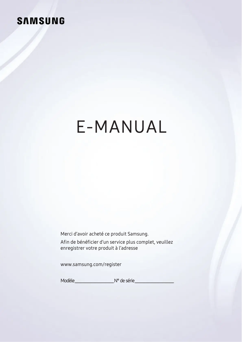 Page 1 of the manual User Manual Samsung UA65LS003AR