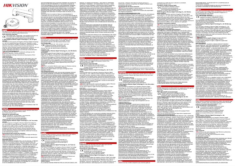 First page image of the manual for DS-1240ZJ