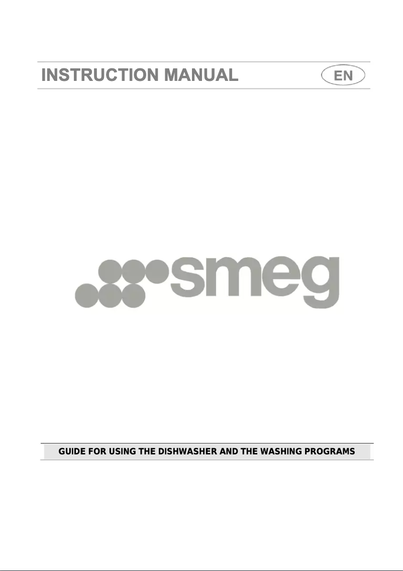 Page 1 of the manual Use and Maintenance Manual Smeg STU8647X