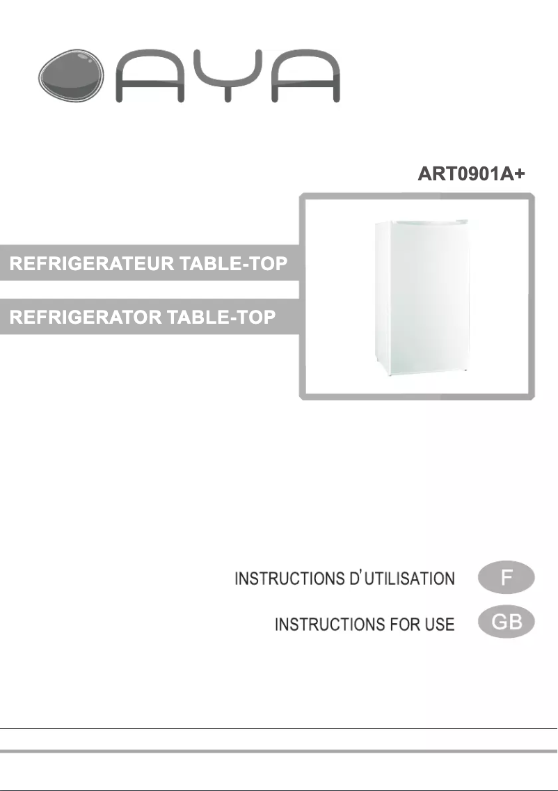Page 1 of the manual User Manual AYA ART0901A+